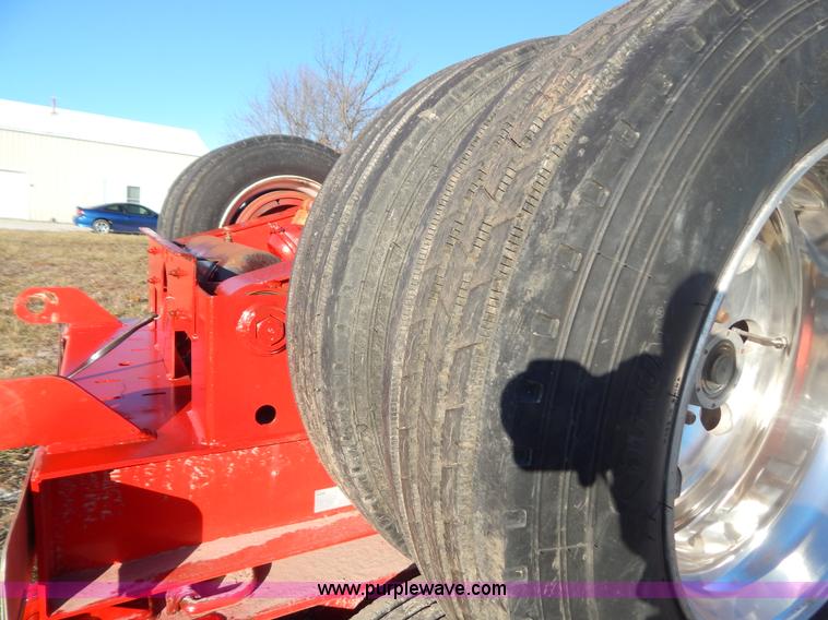 image for item H3920 1999 Talbert triple axle lowboy trailer with stinger