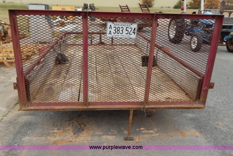 image for item H3949 1990 single axle tilt deck trailer