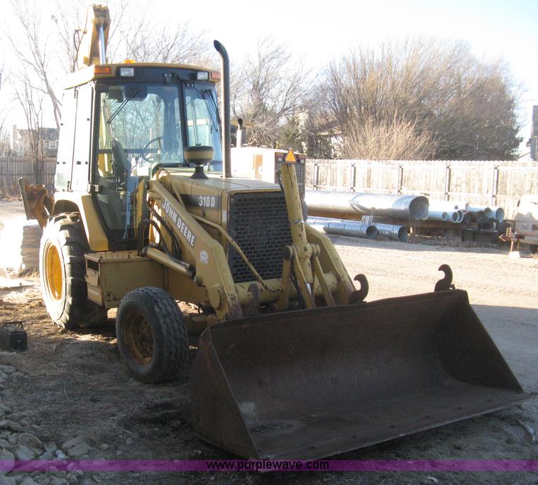 image for item H4252 1996 John Deere 310D backhoe
