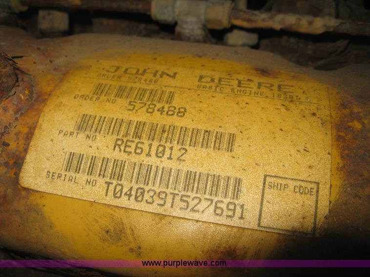 image for item H4252 1996 John Deere 310D backhoe