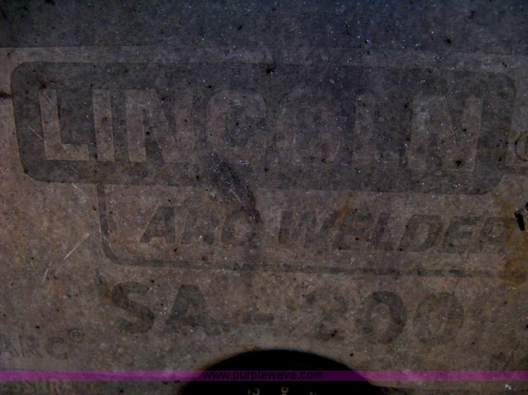 image for item H4322 Lincoln SA-200-F-163 arc welder