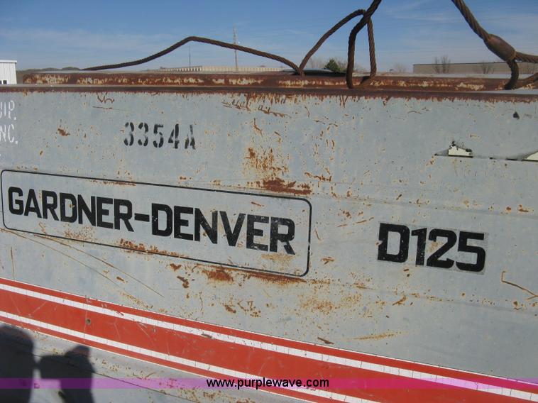 image for item H4325 Gardner Denver D125 air compressor