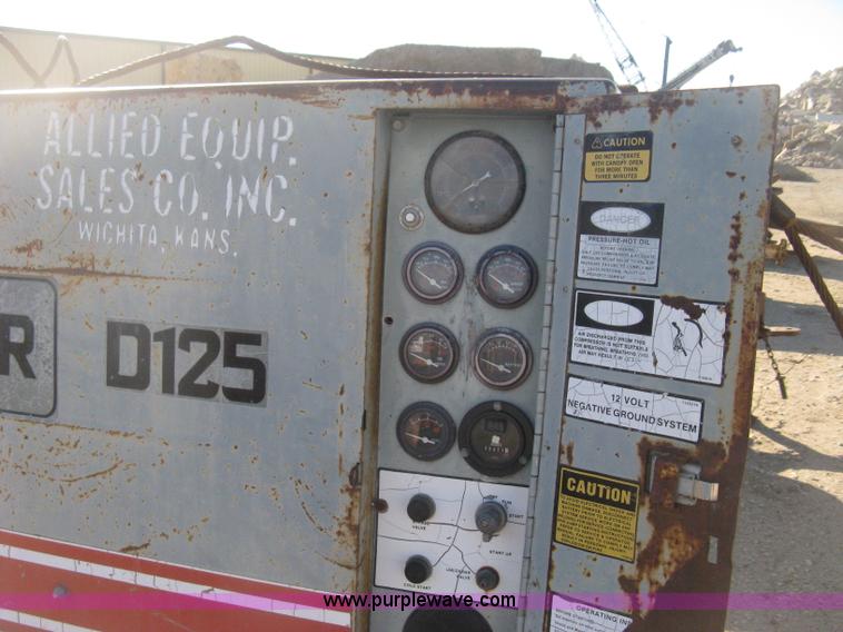 image for item H4325 Gardner Denver D125 air compressor