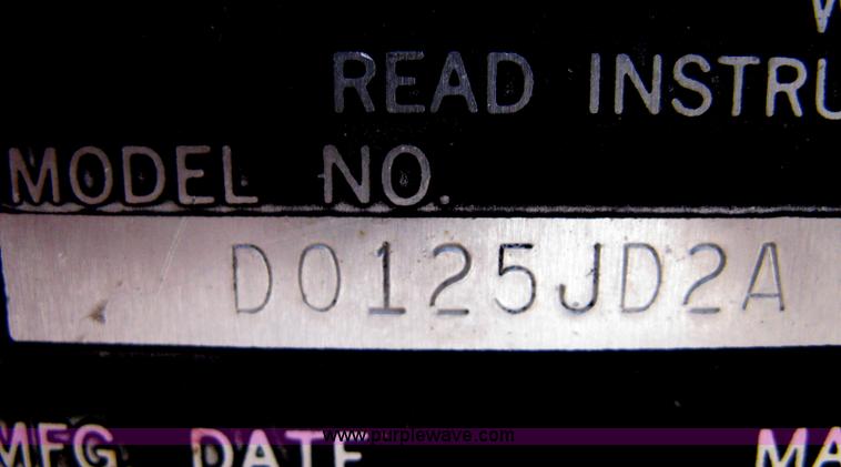 image for item H4325 Gardner Denver D125 air compressor