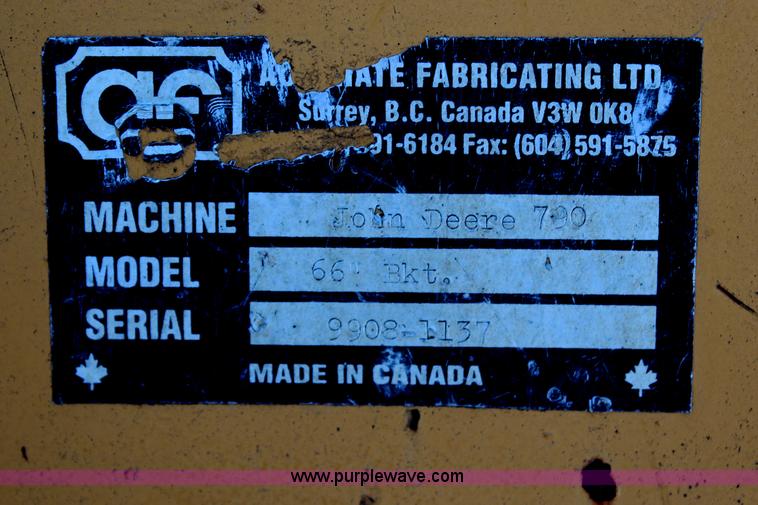 image for item H7846 AF 66" seven tooth excavator bucket