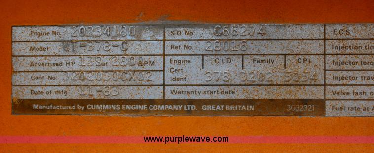 image for item H7933 1988 Champion 710A articulated motor grader