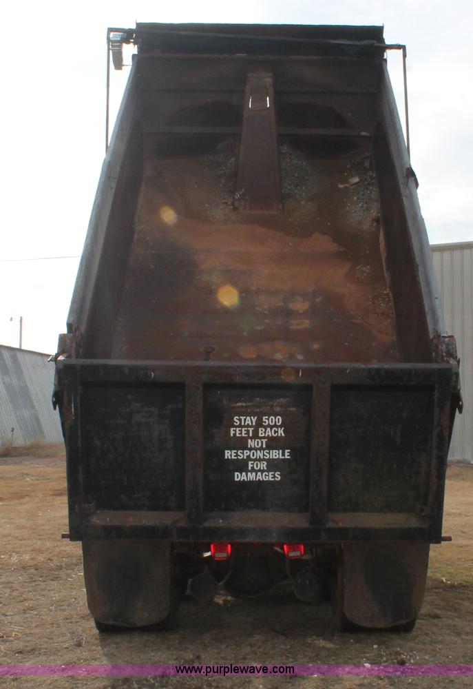 image for item H8388 1987 International F9370 triple axle dump truck