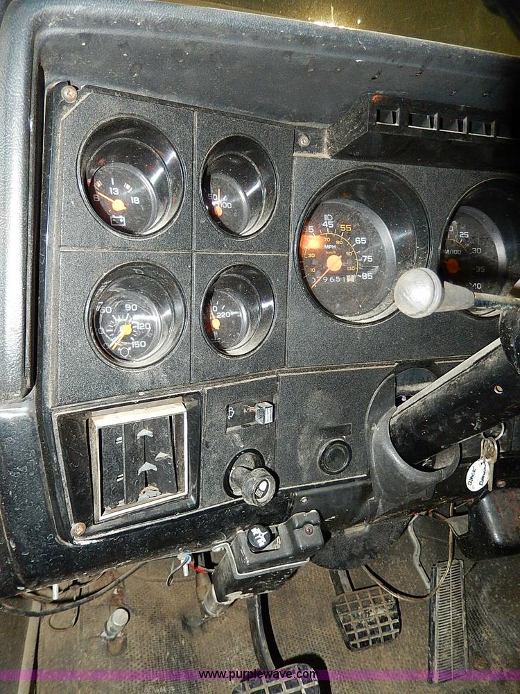 image for item I9491 1986 Chevrolet Kodiak flatbed truck