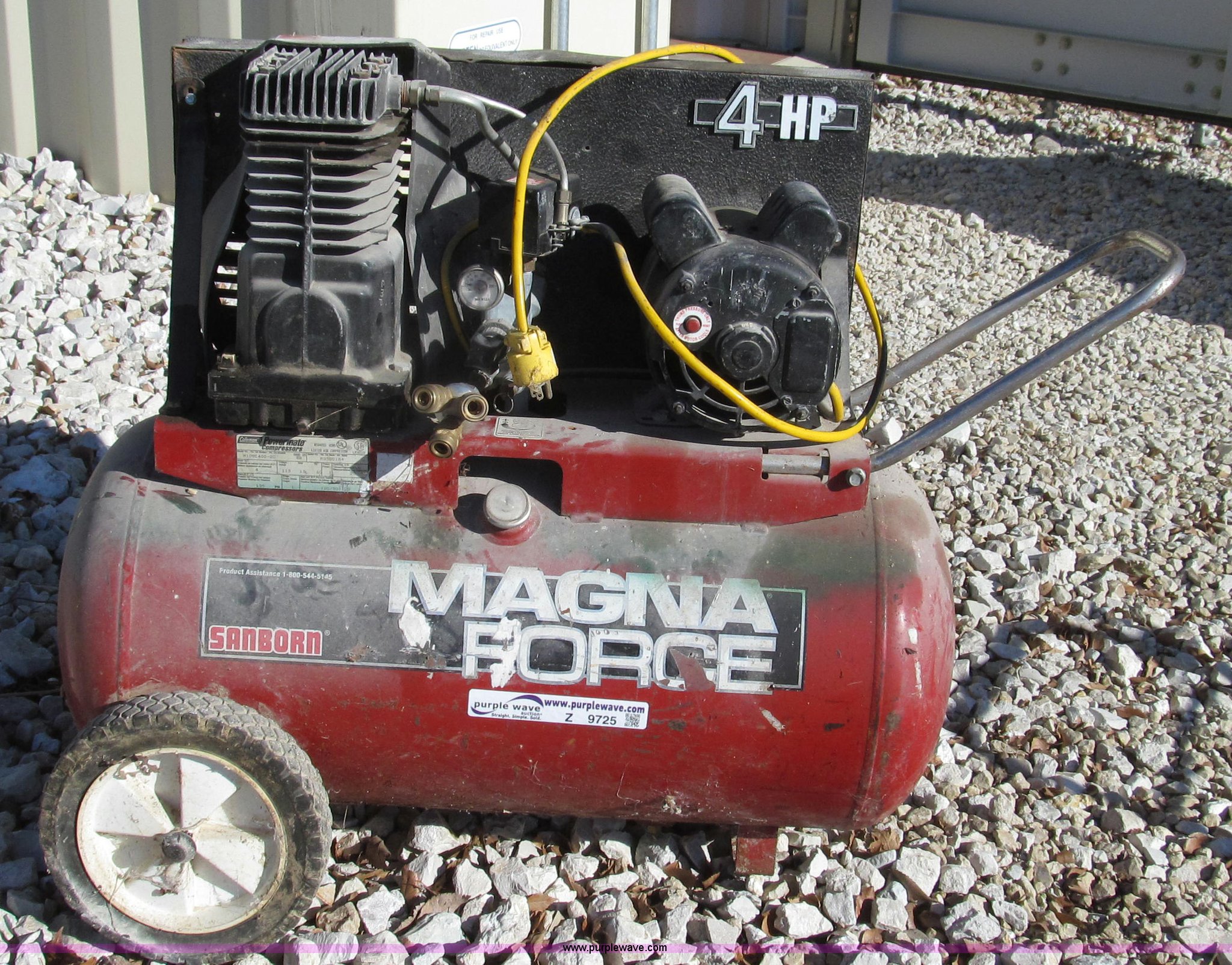Sanborn Magna Force air compressor in Jefferson City, MO Item Z9725