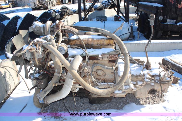 image for item AU9837 Caterpillar 3306B six cylinder turbo diesel engine