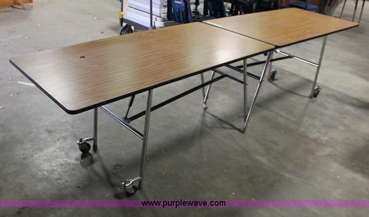 image for item AZ9434 (4) folding cafeteria tables