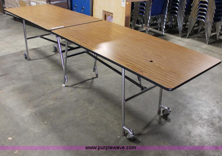 image for item AZ9434 (4) folding cafeteria tables