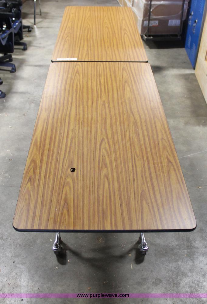 image for item AZ9434 (4) folding cafeteria tables