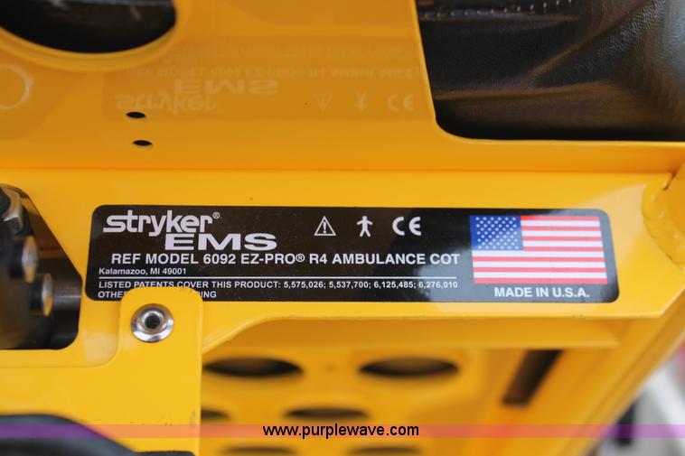 image for item AZ9452 Stryker Rugged 6092 EZ-PRO R4 emergency cot
