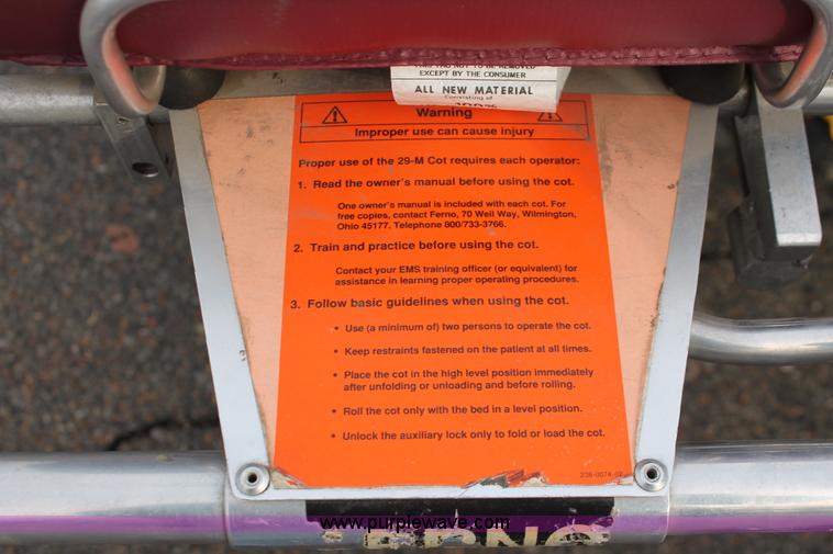 image for item AZ9452 Stryker Rugged 6092 EZ-PRO R4 emergency cot