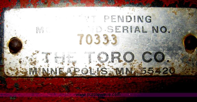 image for item H4299 Toro Sand Pro 14 ride-on sand plane