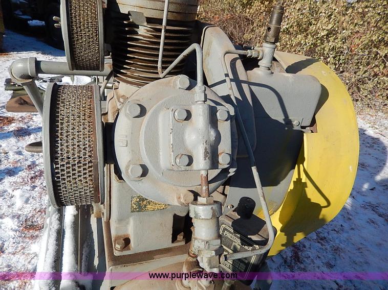 image for item I9454 1955 Ingersoll Rand air compressor
