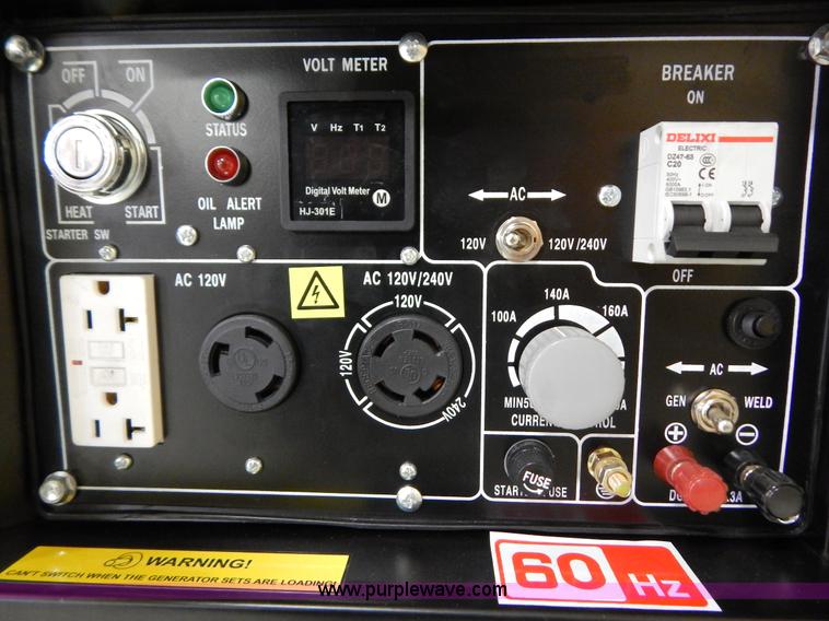 image for item AO9205 Apollo AED6500WF welder generator kit