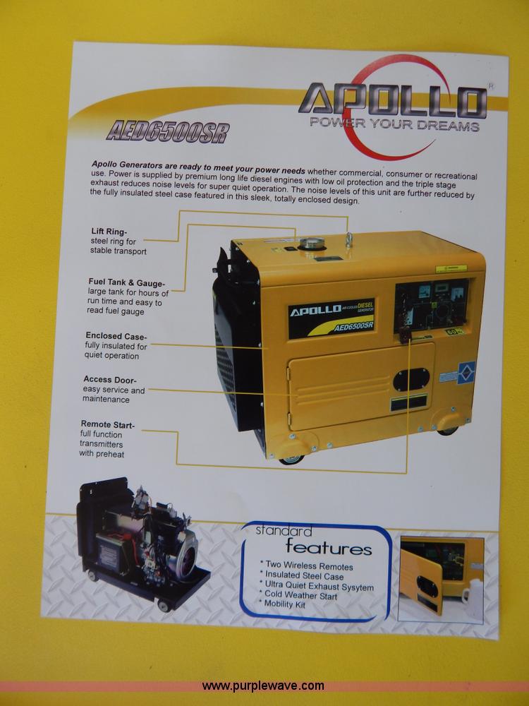 image for item AO9232 Apollo AED6500S generator