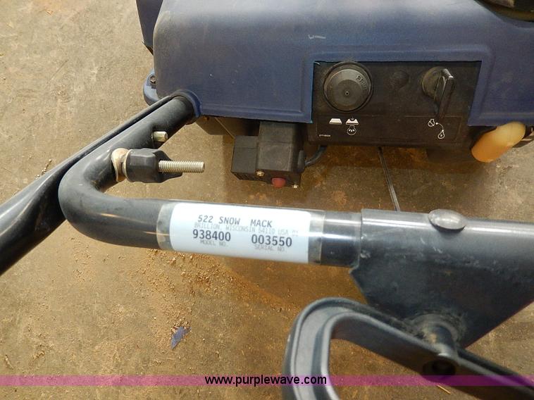 image for item AP9783 Mack 522 snow thrower