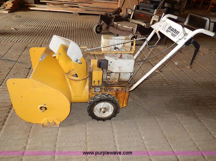image for item AP9785 Hahn AT1-524 Snow Giant snow thrower
