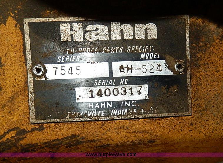 image for item AP9785 Hahn AT1-524 Snow Giant snow thrower