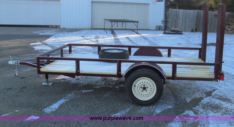 image for item G9663 Shop built utility trailer