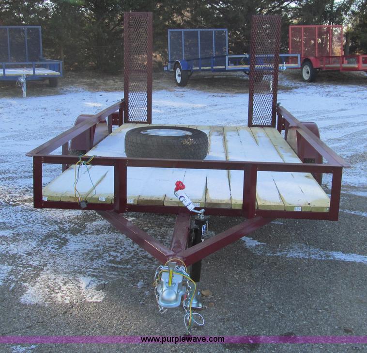 image for item G9663 Shop built utility trailer