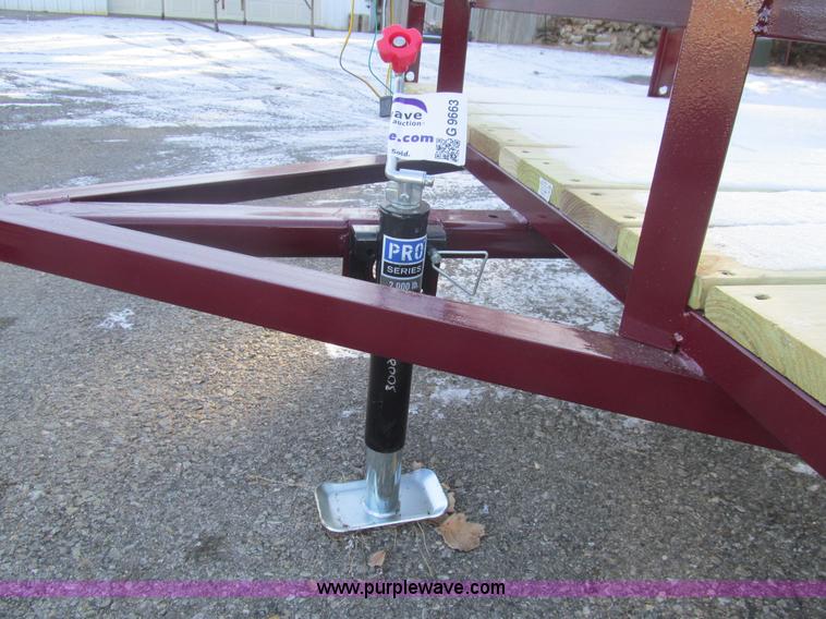 image for item G9663 Shop built utility trailer