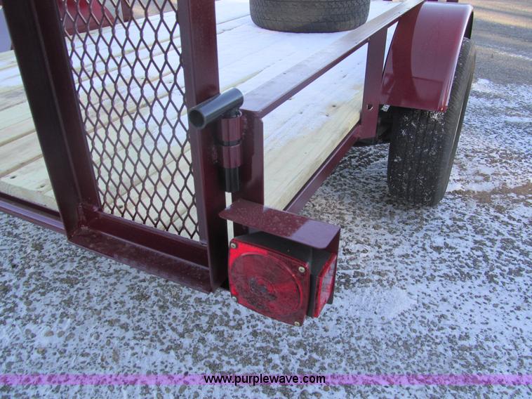 image for item G9663 Shop built utility trailer