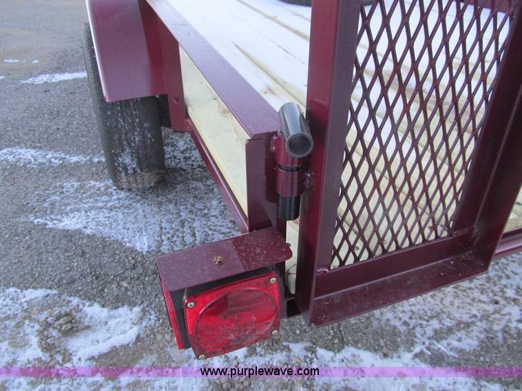 image for item G9663 Shop built utility trailer