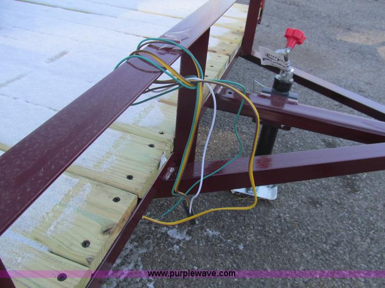 image for item G9663 Shop built utility trailer