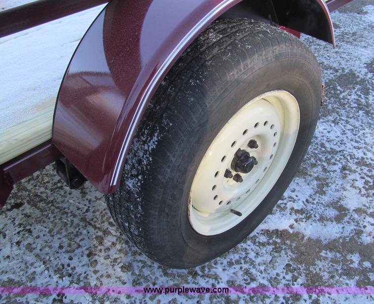 image for item G9663 Shop built utility trailer