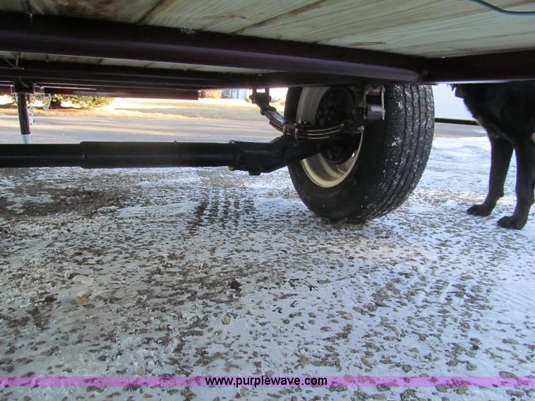 image for item G9663 Shop built utility trailer