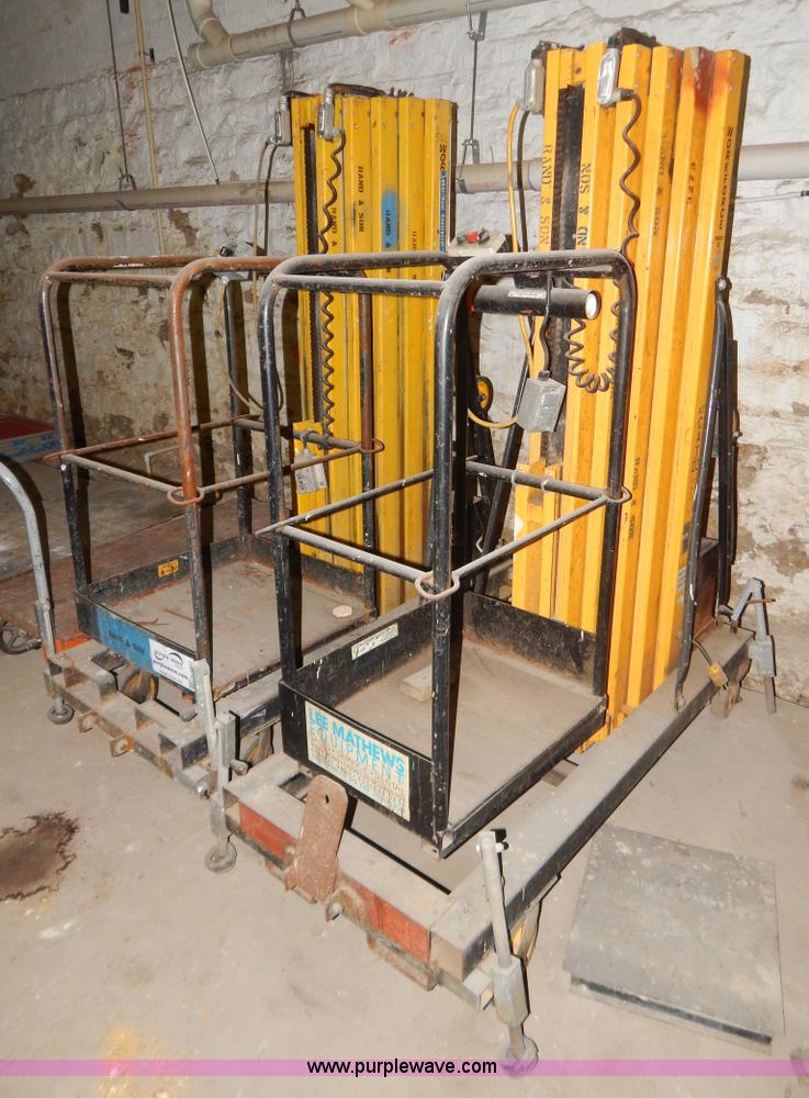 image for item H3891 (2) single man lifts