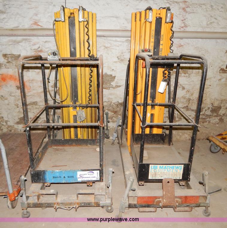 image for item H3891 (2) single man lifts