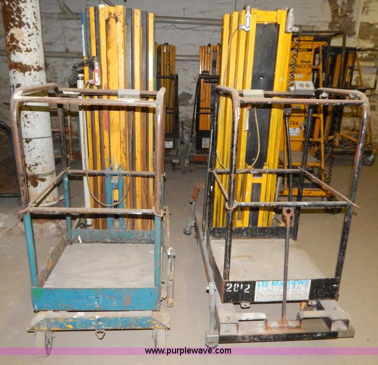 image for item H3892 (2) single man lifts