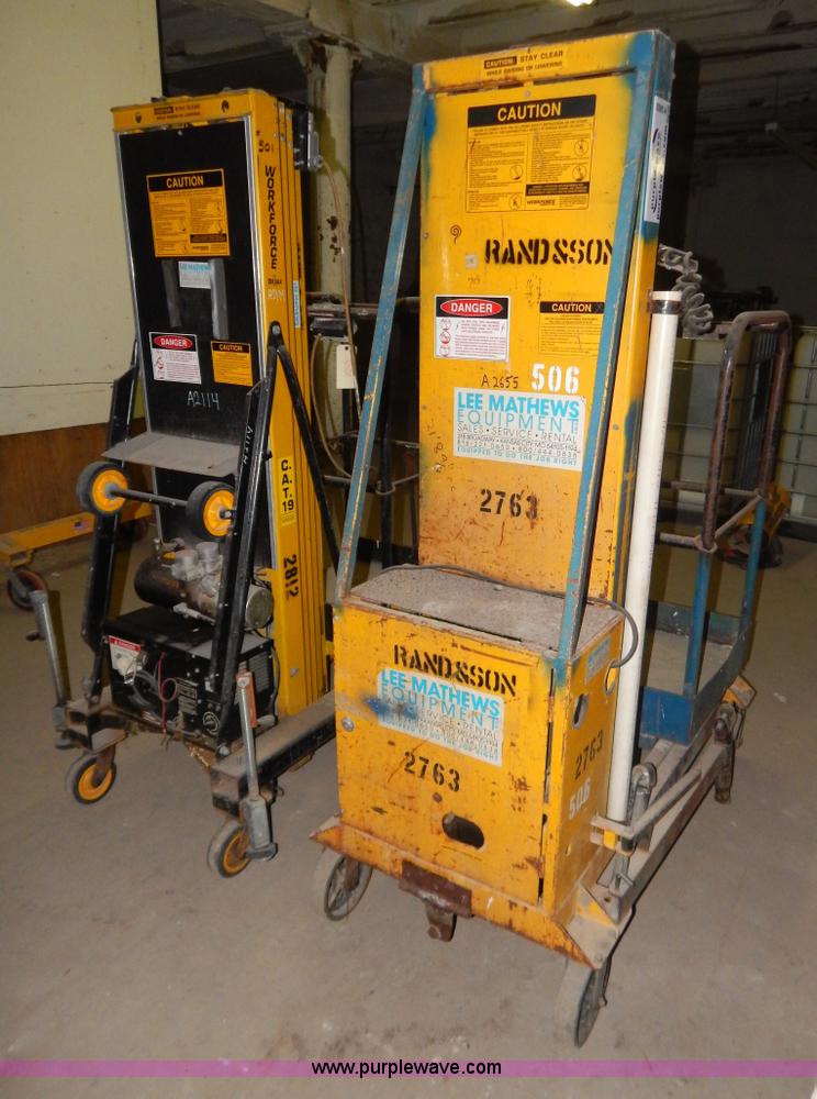 image for item H3892 (2) single man lifts