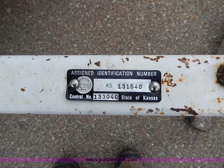 image for item H9587 2013 Utility box trailer