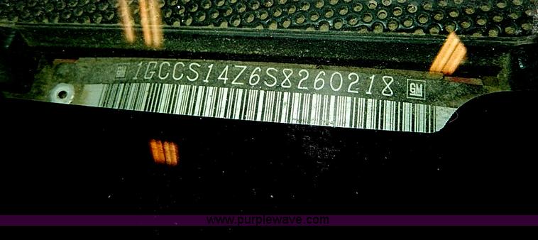 image for item I9493 1995 Chevrolet S10 pickup truck