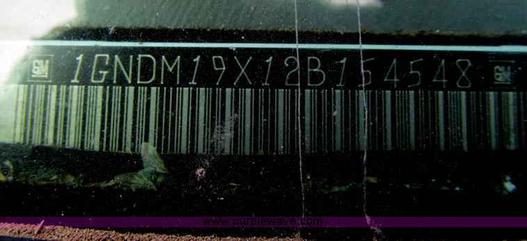 image for item G9676 2002 Chevrolet Astro van