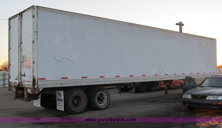 image for item G9704 1983 Trailmobile tandem axle dry van trailer