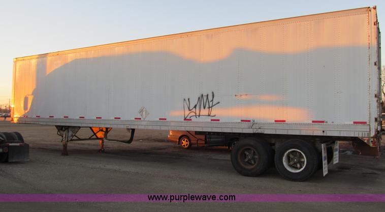 image for item G9704 1983 Trailmobile tandem axle dry van trailer
