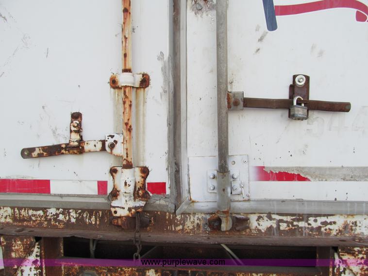 image for item G9704 1983 Trailmobile tandem axle dry van trailer