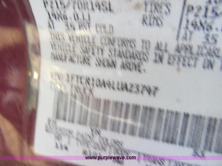 image for item G9711 1990 Ford Ranger pickup truck