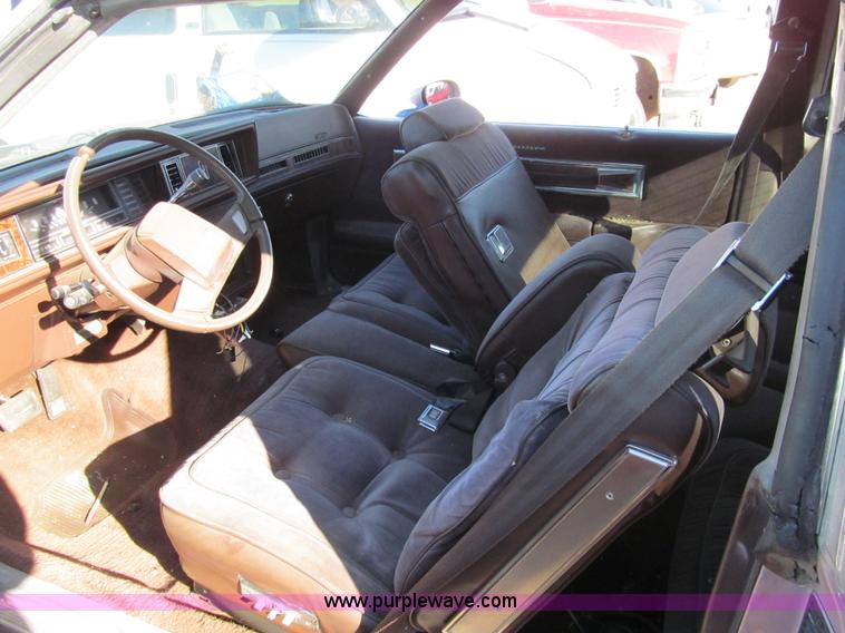 image for item G9713 1984 Oldsmobile Cutlass Supreme Brougham