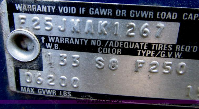 image for item G9714 1978 Ford F250 pickup truck