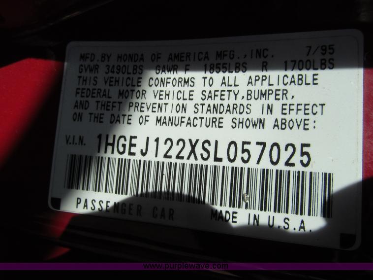 image for item G9715 1995 Honda Civic EX