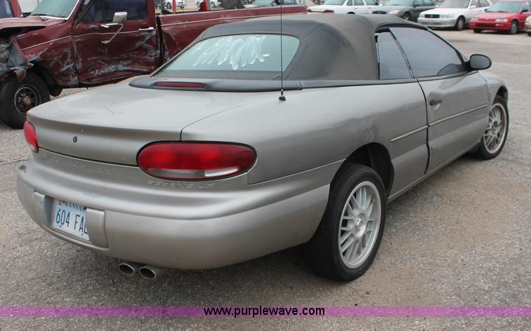 image for item H8332 1998 Chrysler Sebring JX convertible