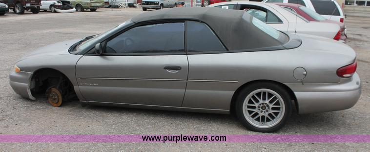 image for item H8332 1998 Chrysler Sebring JX convertible